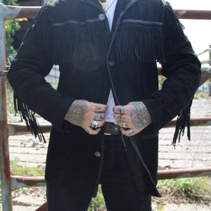 Jack Daniel’s heavy tasseled frill jacket