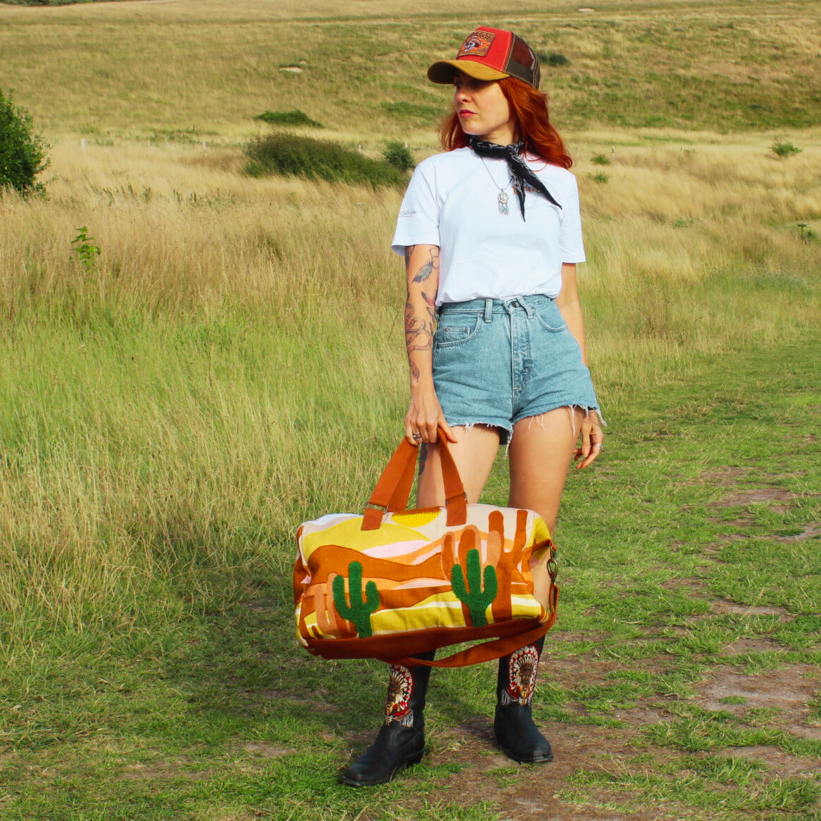 Desert Scene Duffel Bag