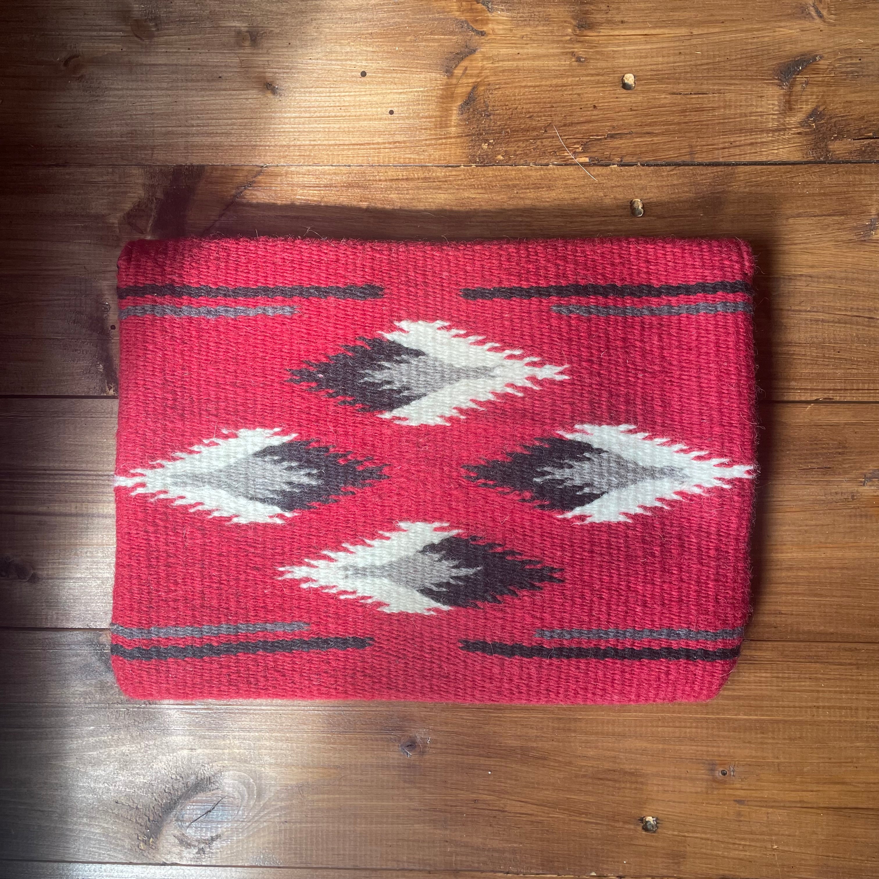 Chimayo-Style Clutch Purse red