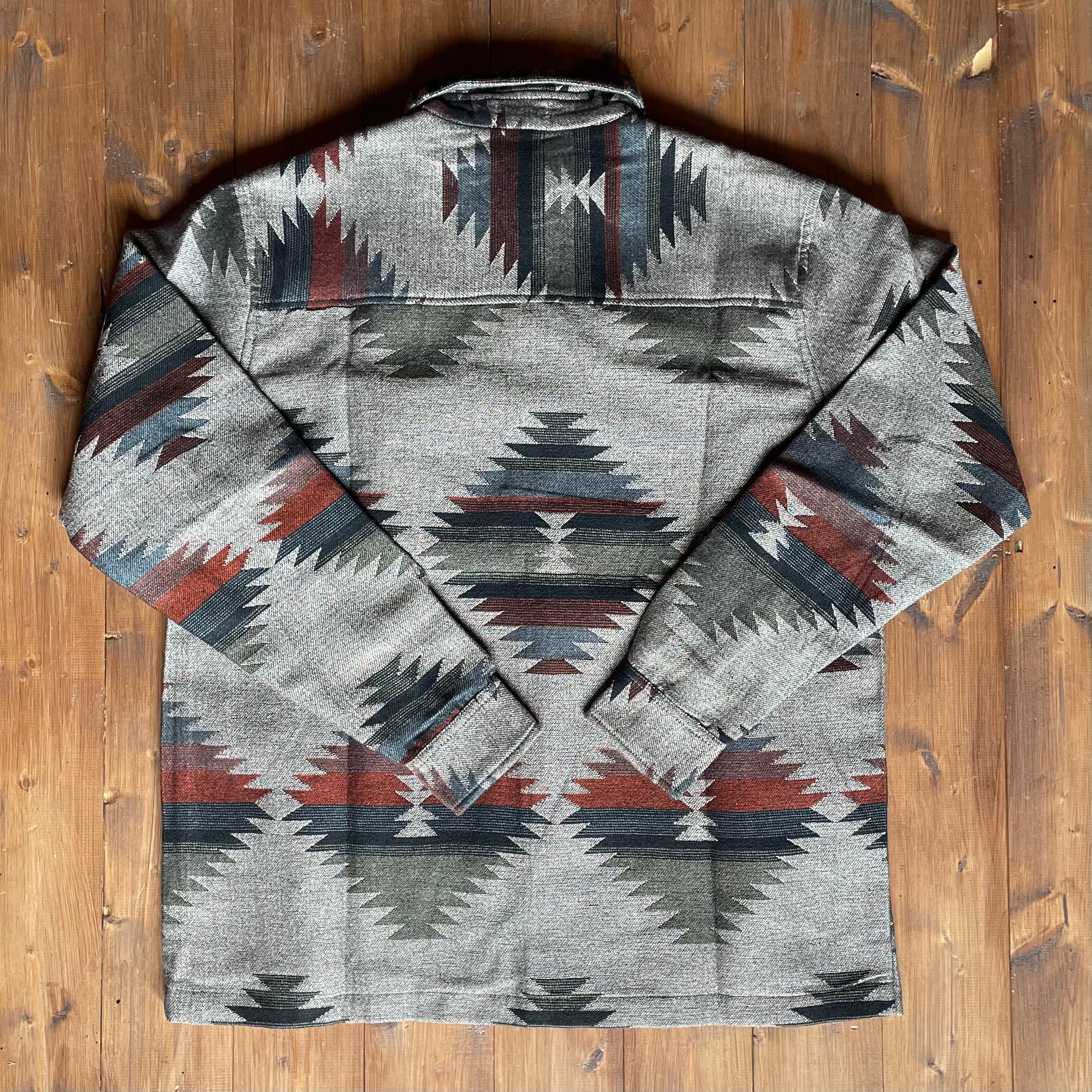Southwest Woven jacket in Grey /Olive