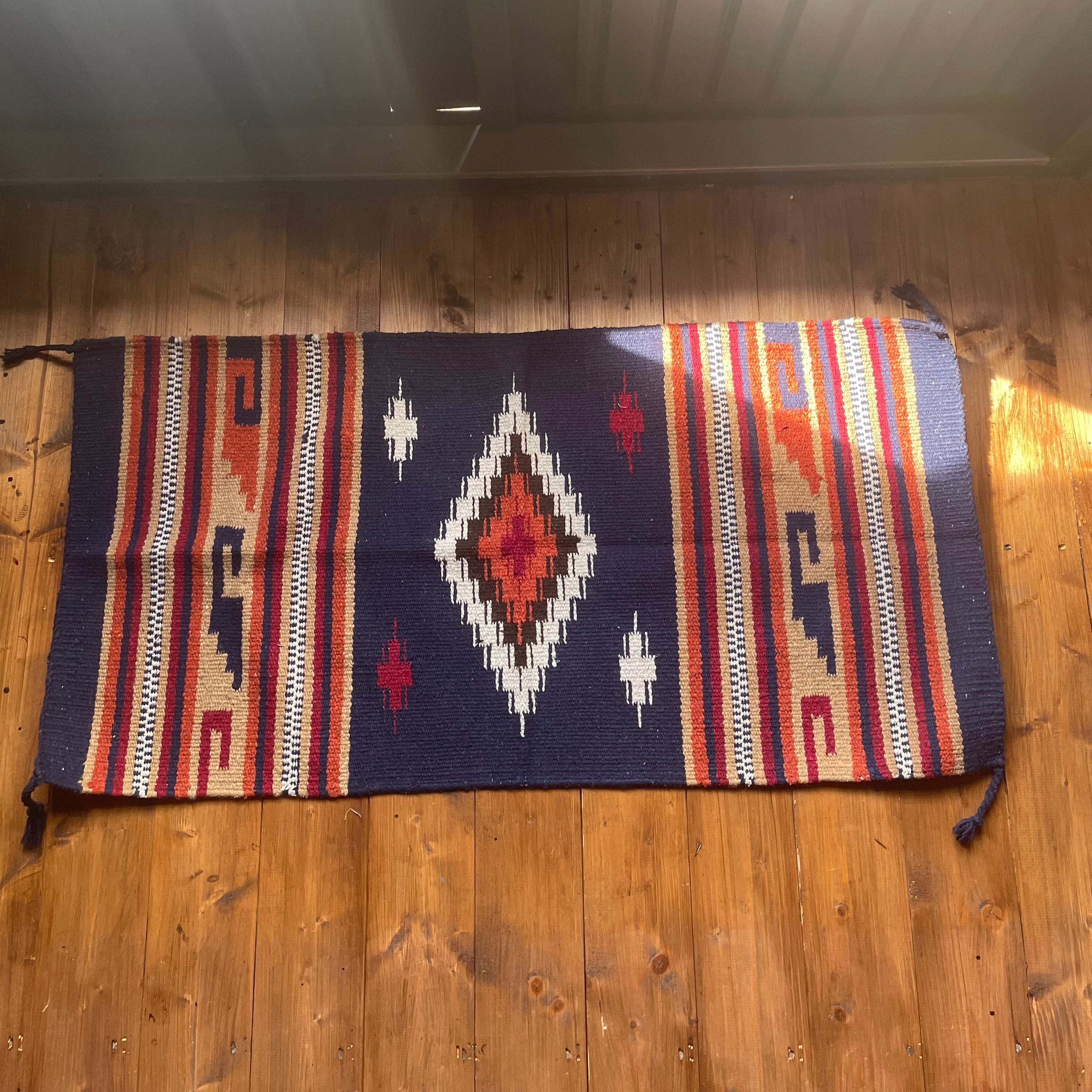 Hacienda Rug in Southwestern Design black