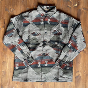 Southwest Woven jacket in Grey /Olive