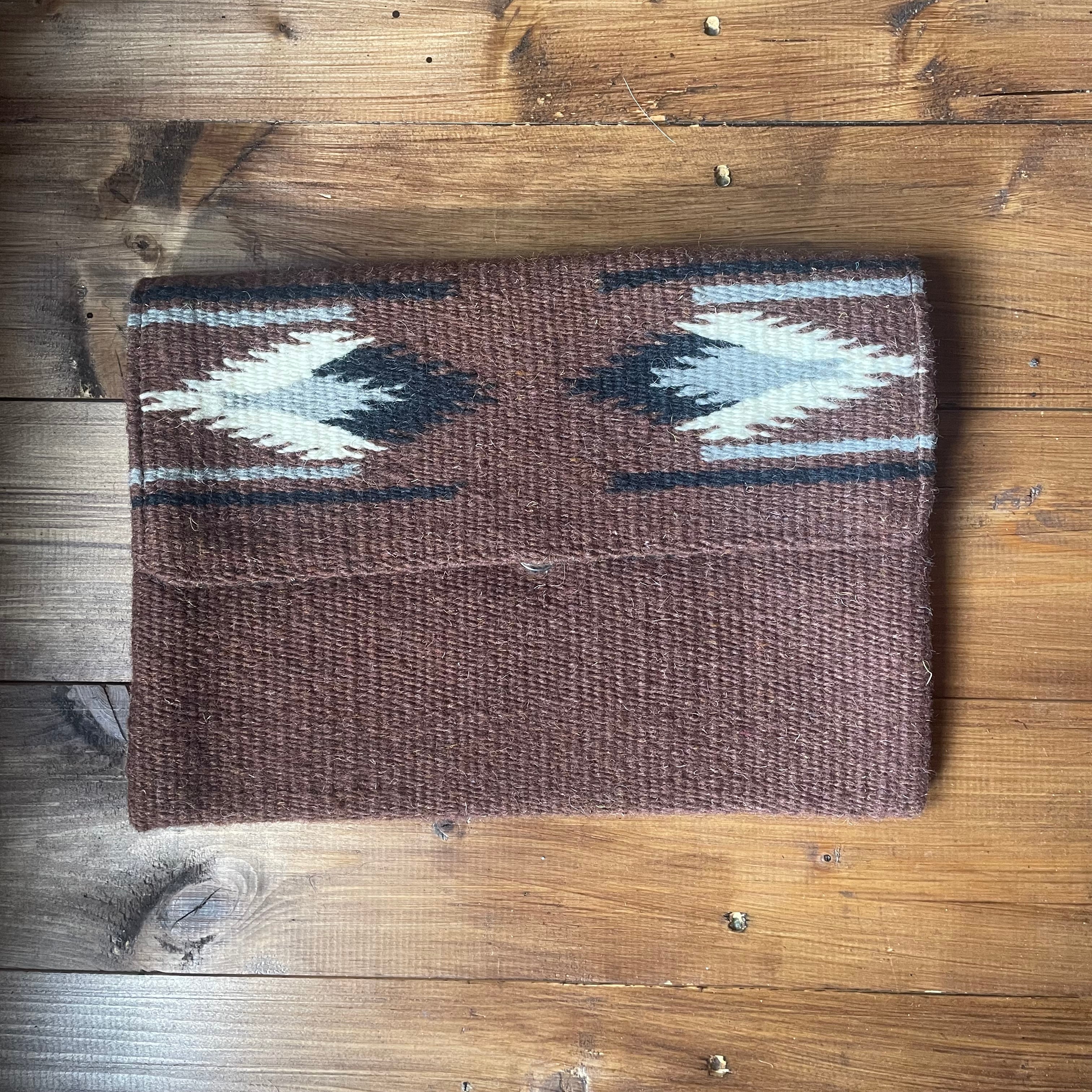 Chimayo-Style Clutch Purse beige