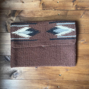 Chimayo-Style Clutch Purse beige