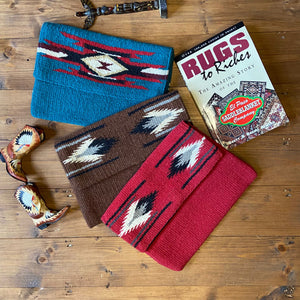 Chimayo-Style Clutch Purse red