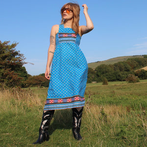 Vintage Mexican hacienda dress