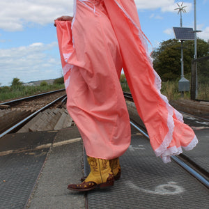 Pink western glamour saloon dress