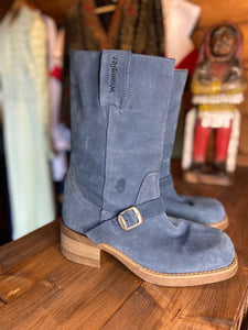 Vintage blue wrangler boots