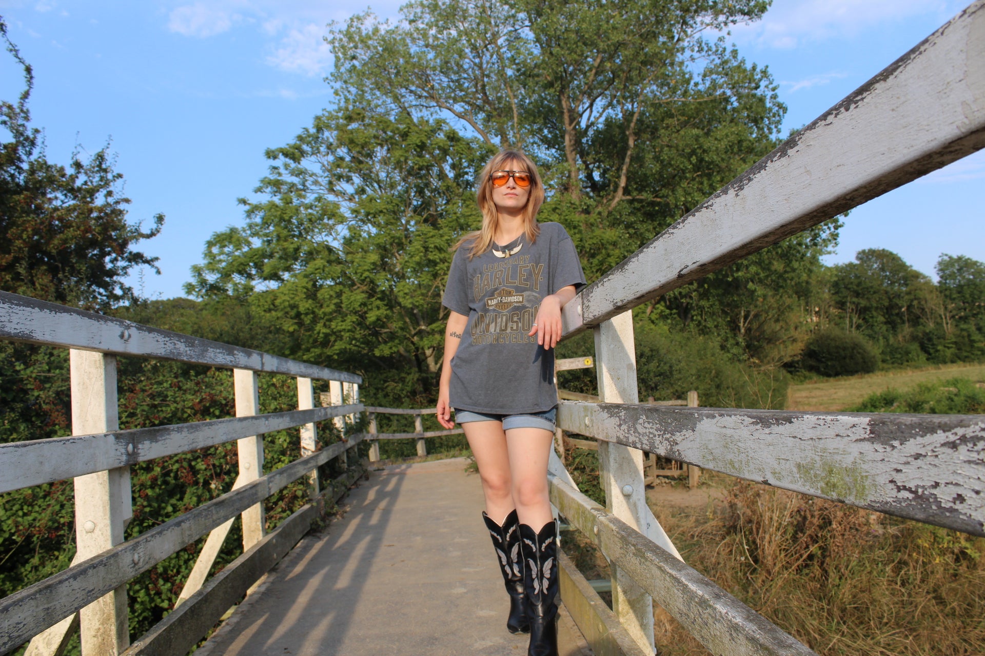 Legendary Vintage Harley biker t`-shirt