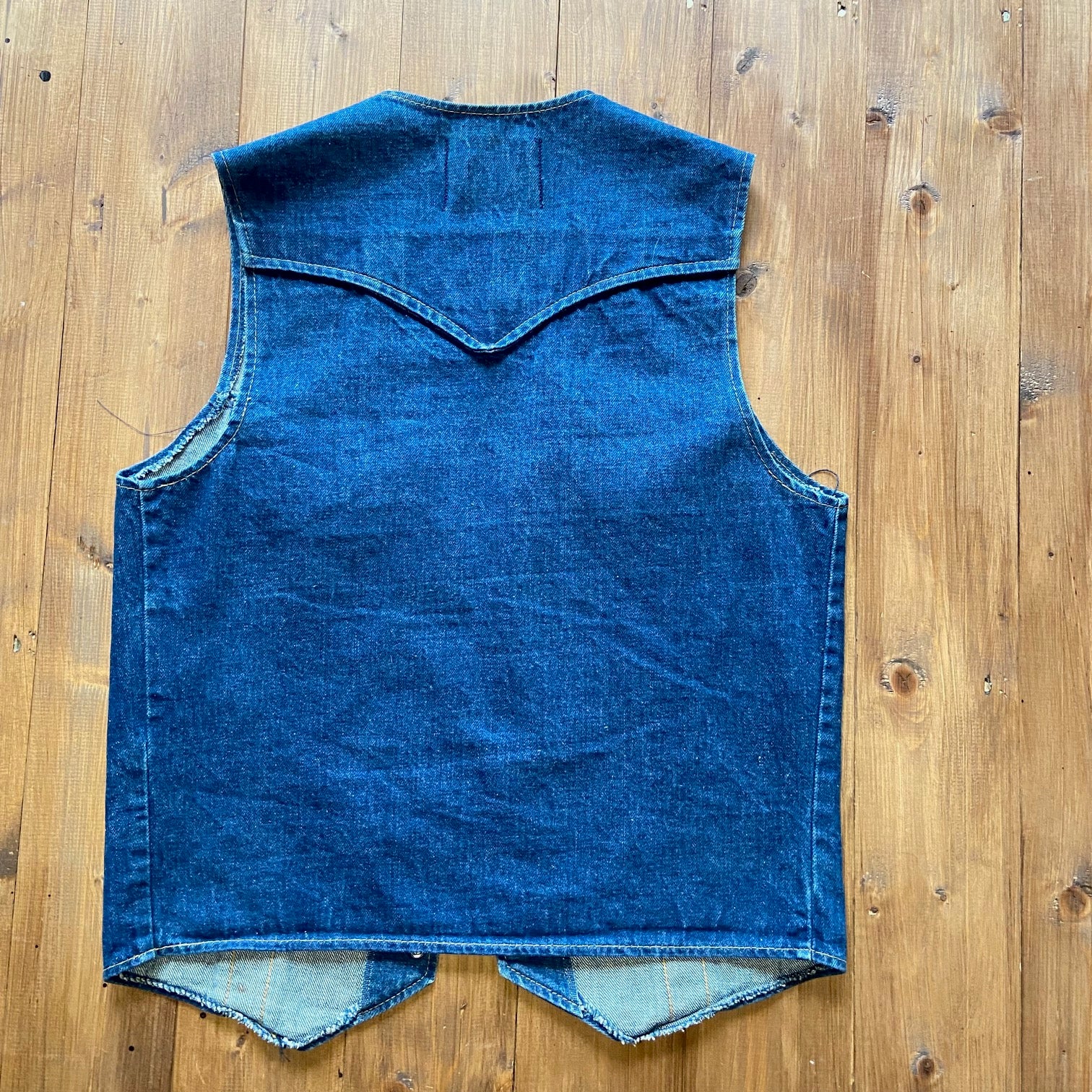 Top quality womens vintage denim vest