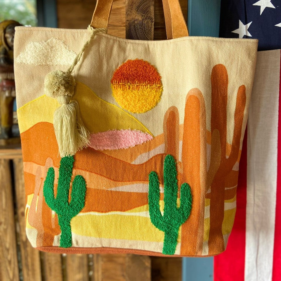 Desert Scene Tote Bag