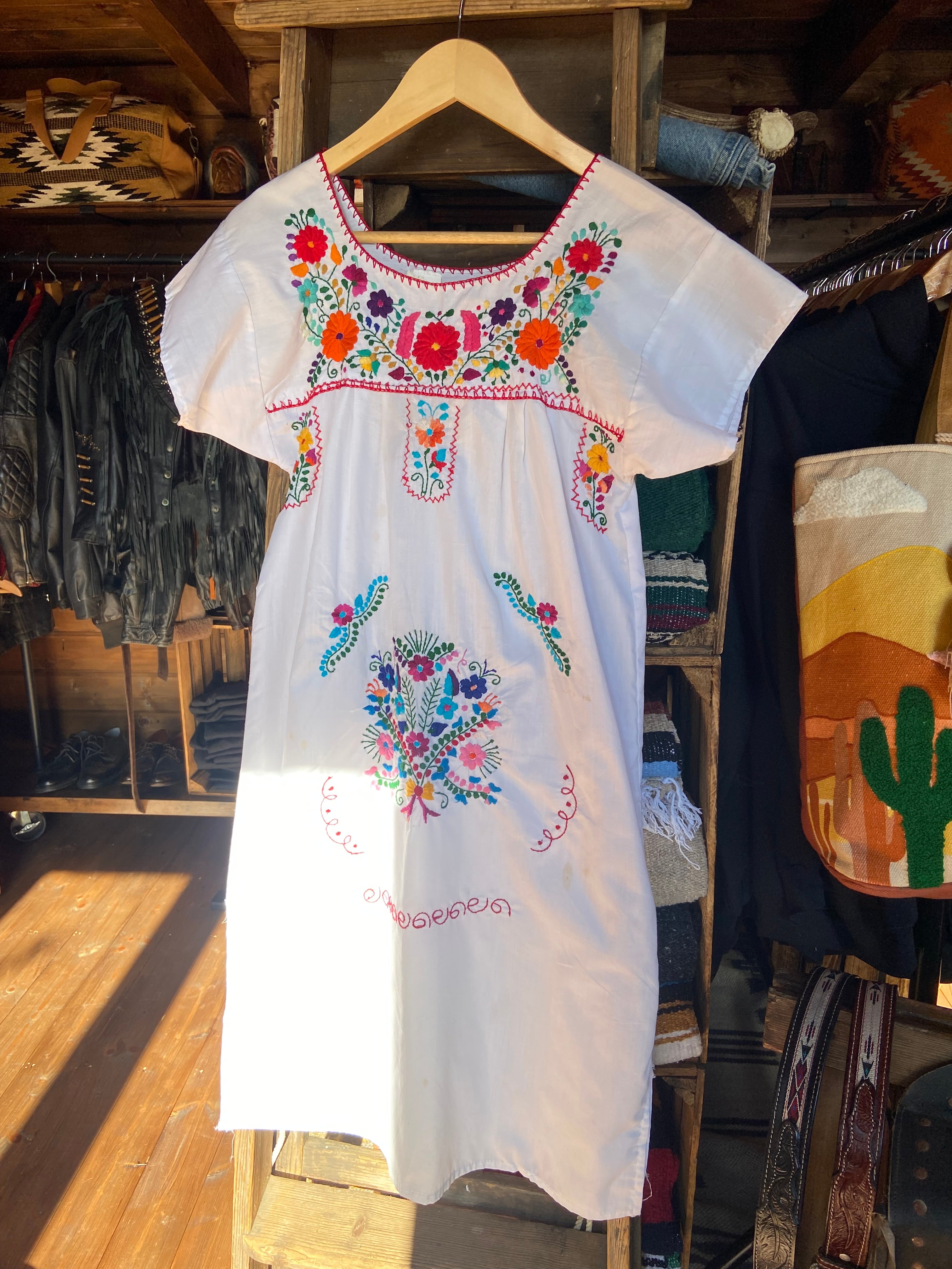 Vintage embroidered midsummer dress