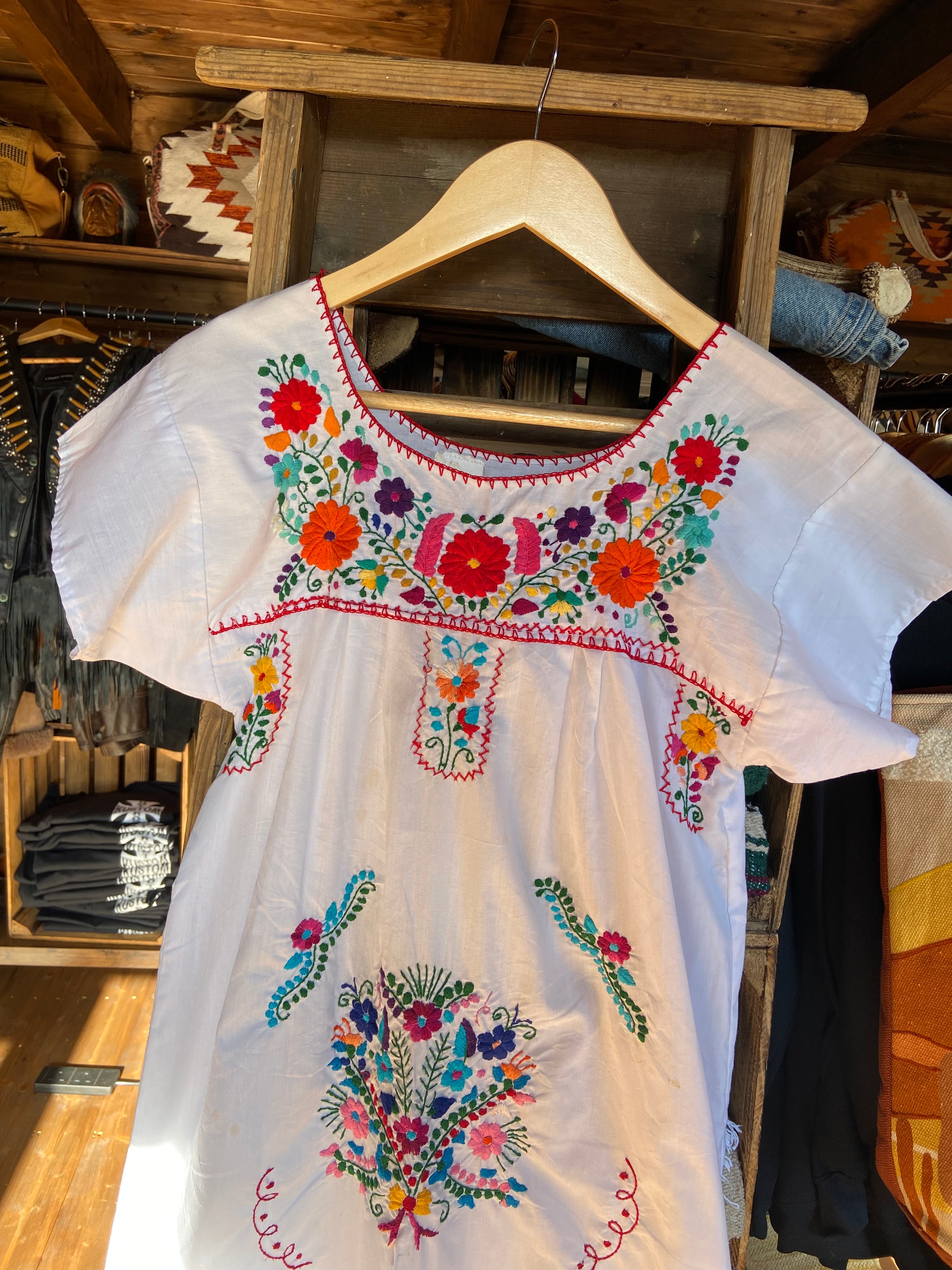 Vintage embroidered midsummer dress