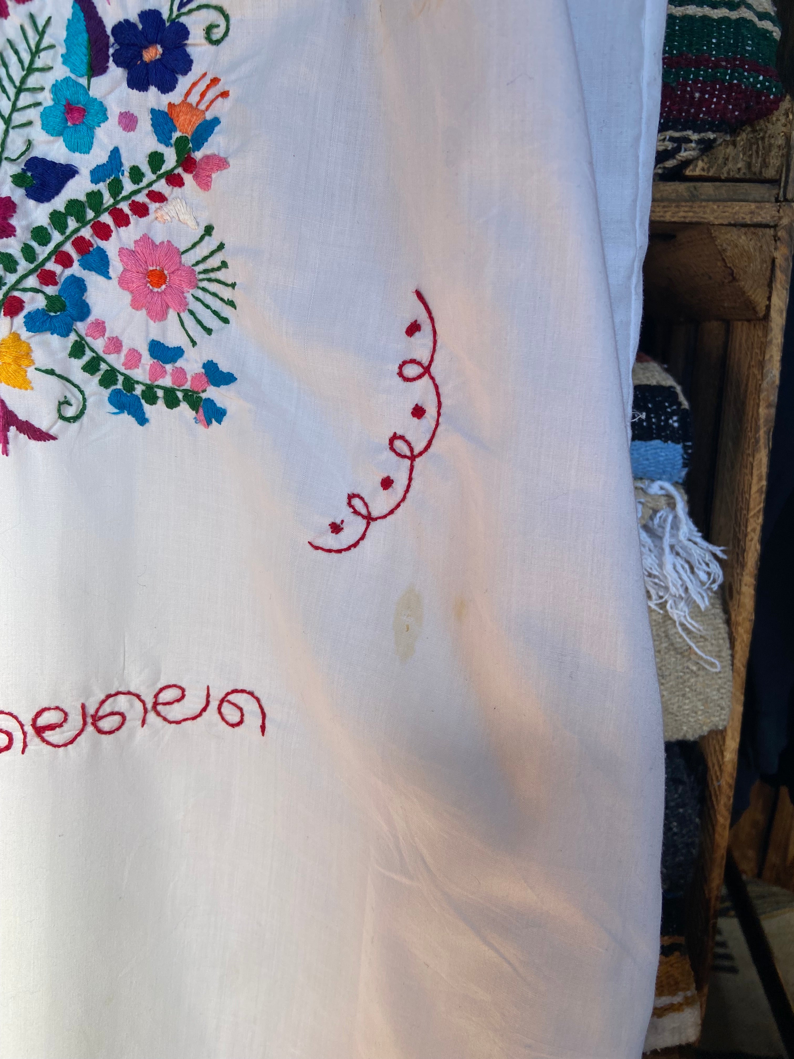 Vintage embroidered midsummer dress