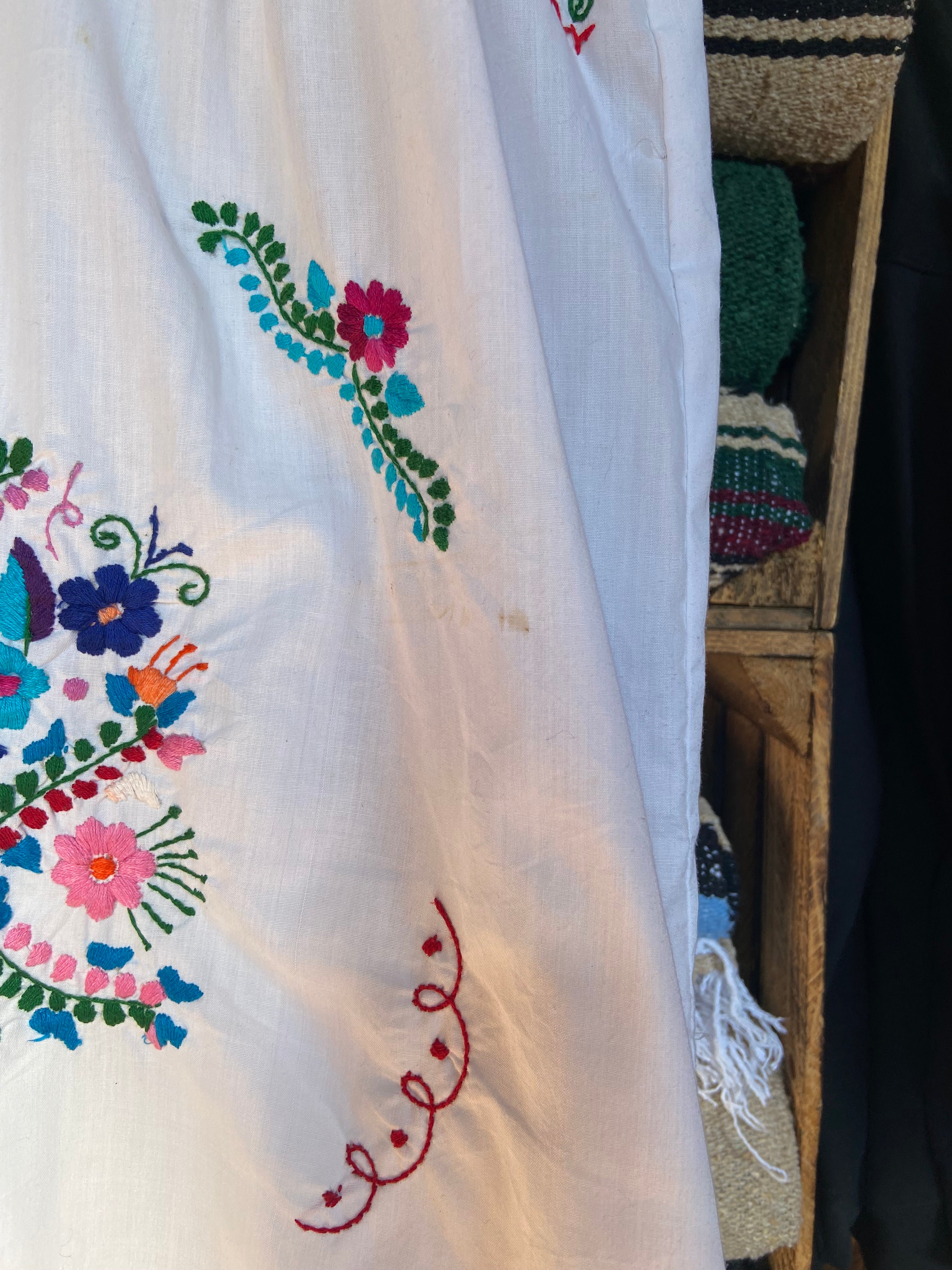 Vintage embroidered midsummer dress