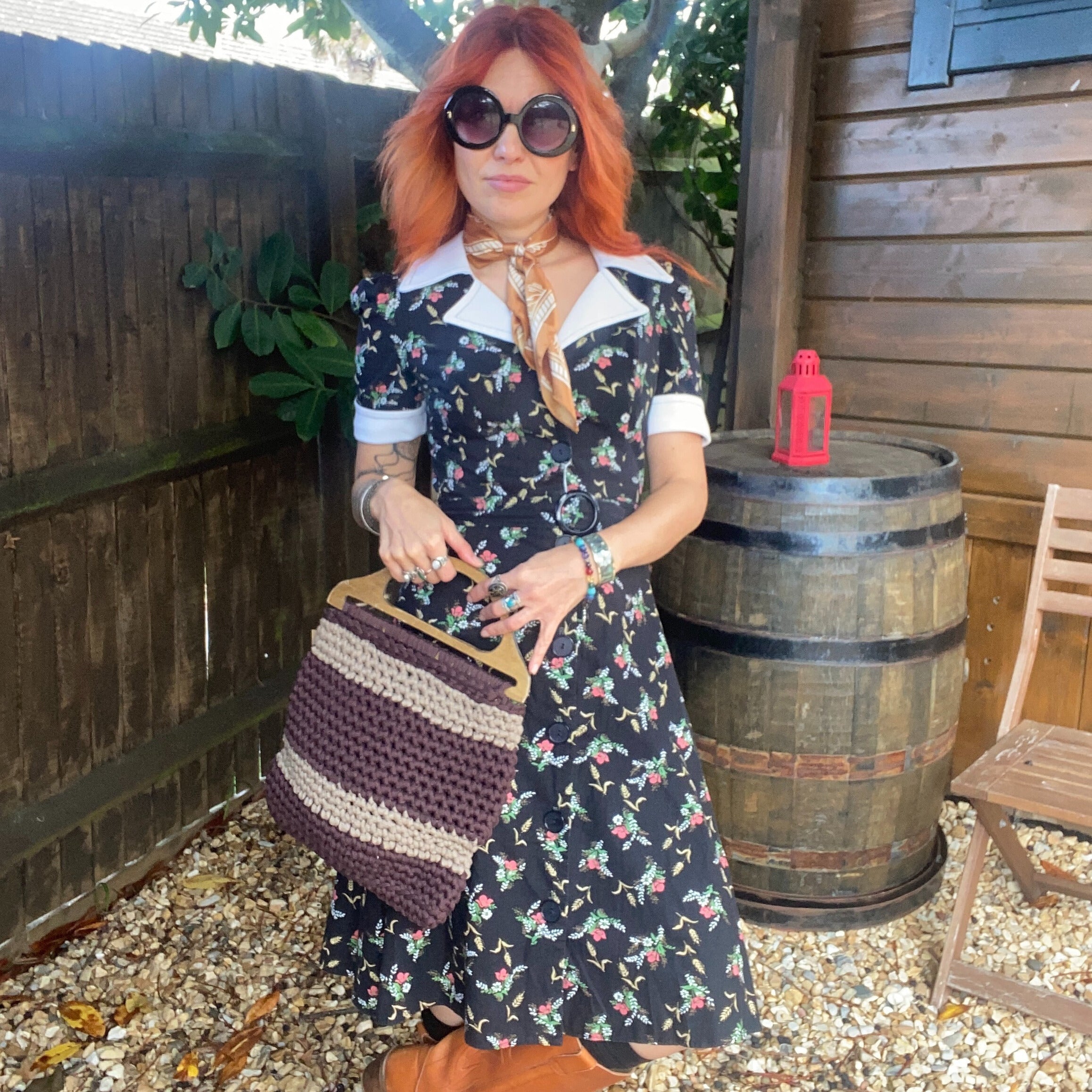 Vintage dress with a lovely 60s flare