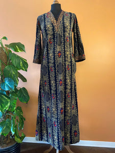 Vintage rare pattern maxi dress