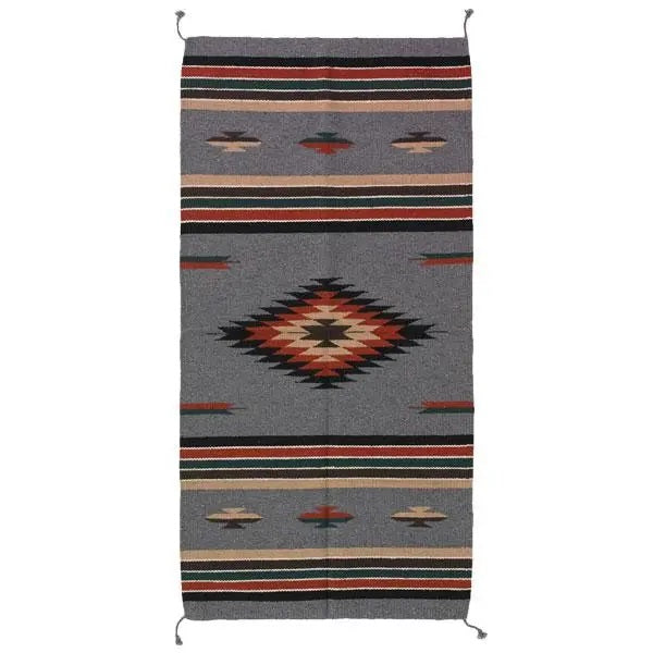 Hacienda Rug in Southwestern Design grey
