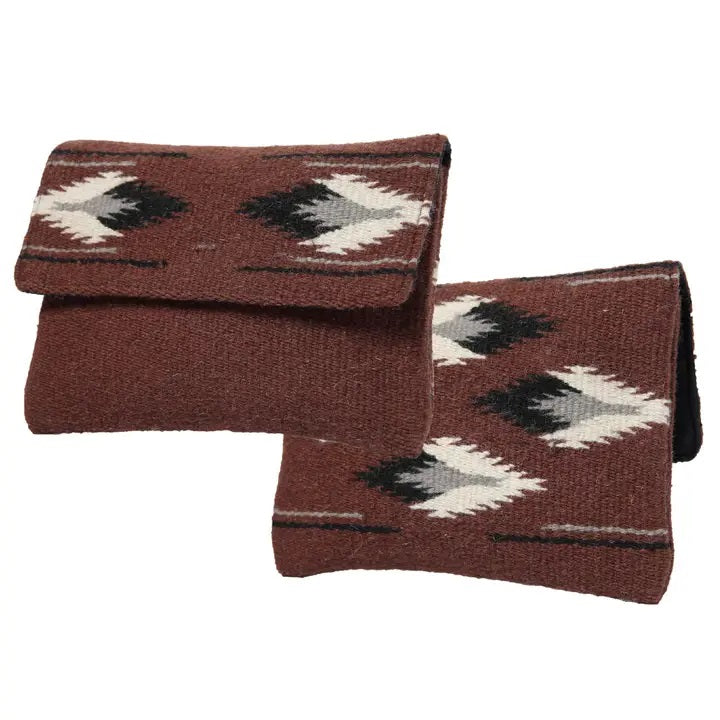 Chimayo-Style Clutch Purse beige