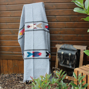Heather Grey Baja Fish Yoga Blanket