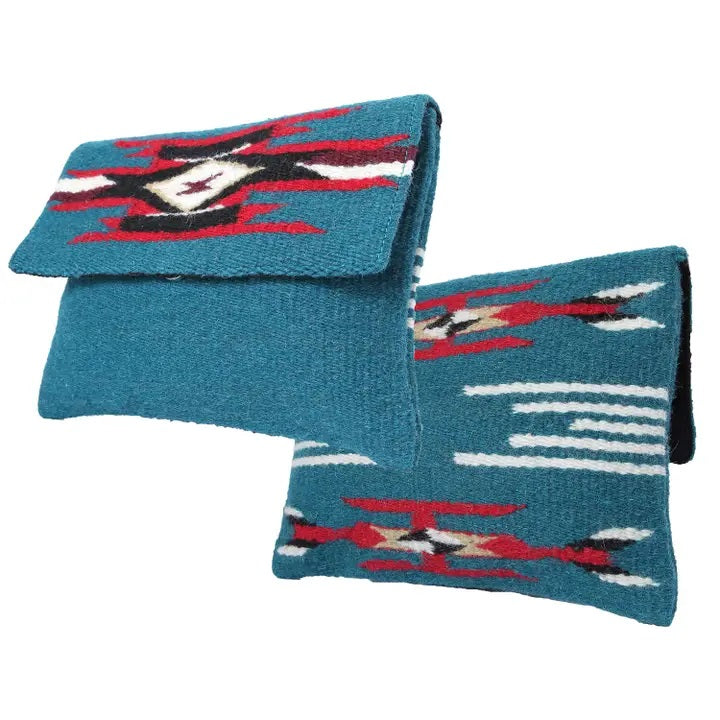 Chimayo-Style Clutch Purse turquoise