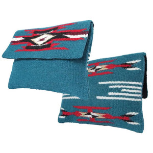 Chimayo-Style Clutch Purse turquoise