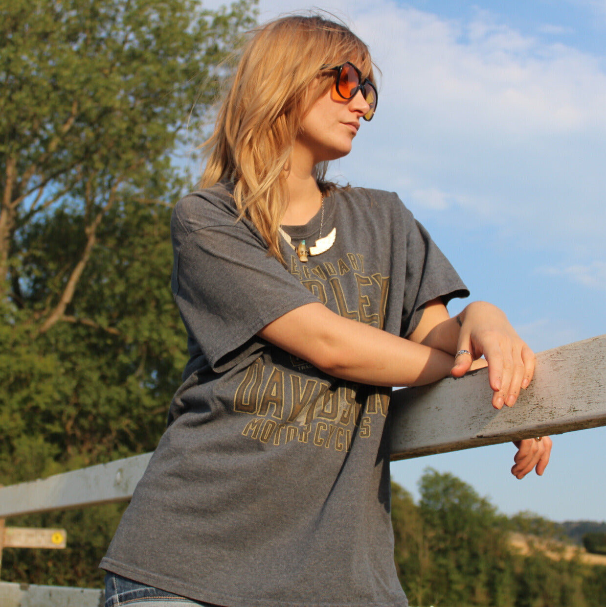 Legendary Vintage Harley biker t`-shirt