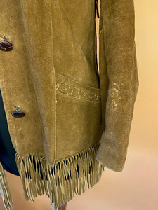 Suede tassell 70s Pioneer Wear Jacket