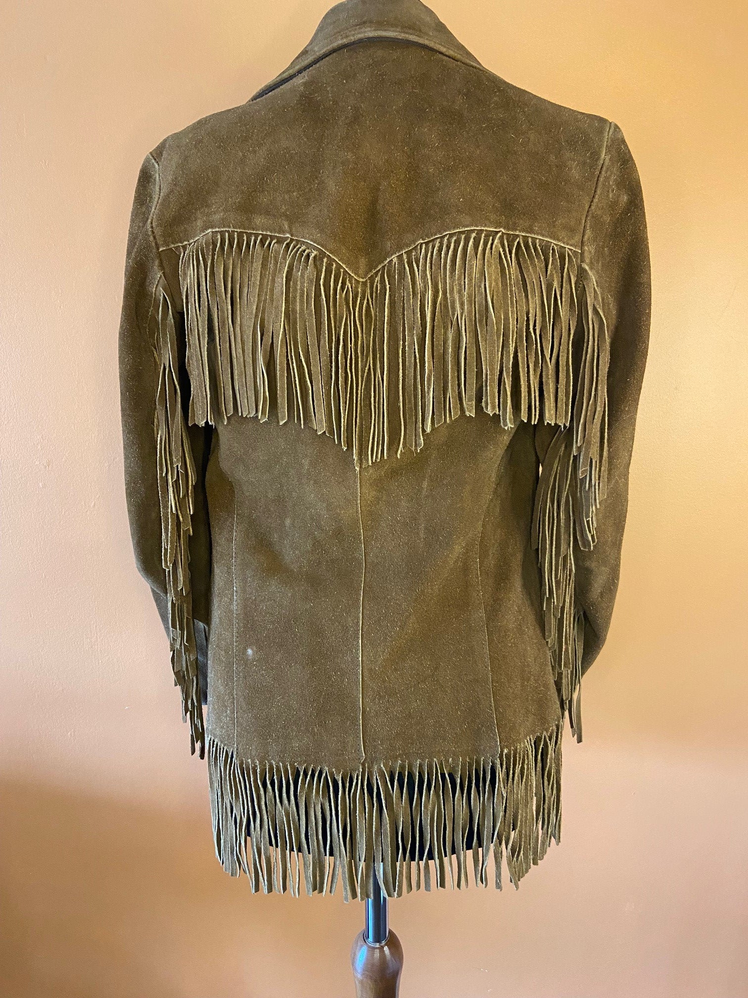 Suede tassell 70s Pioneer Wear Jacket