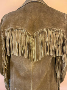 Suede tassell 70s Pioneer Wear Jacket