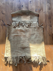 Vintage tassel suede vest