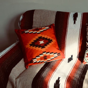 Rustic purepecha cushion cover southwestern native pattern