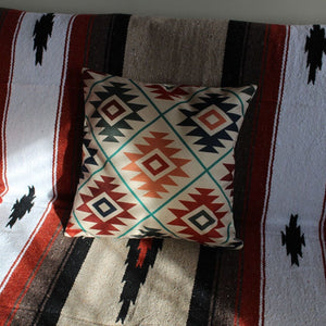 Rustic olmec cushion cover southwestern native pattern