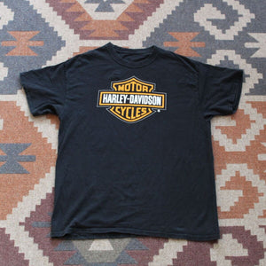 Vintage Harley logo biker t`-shirt