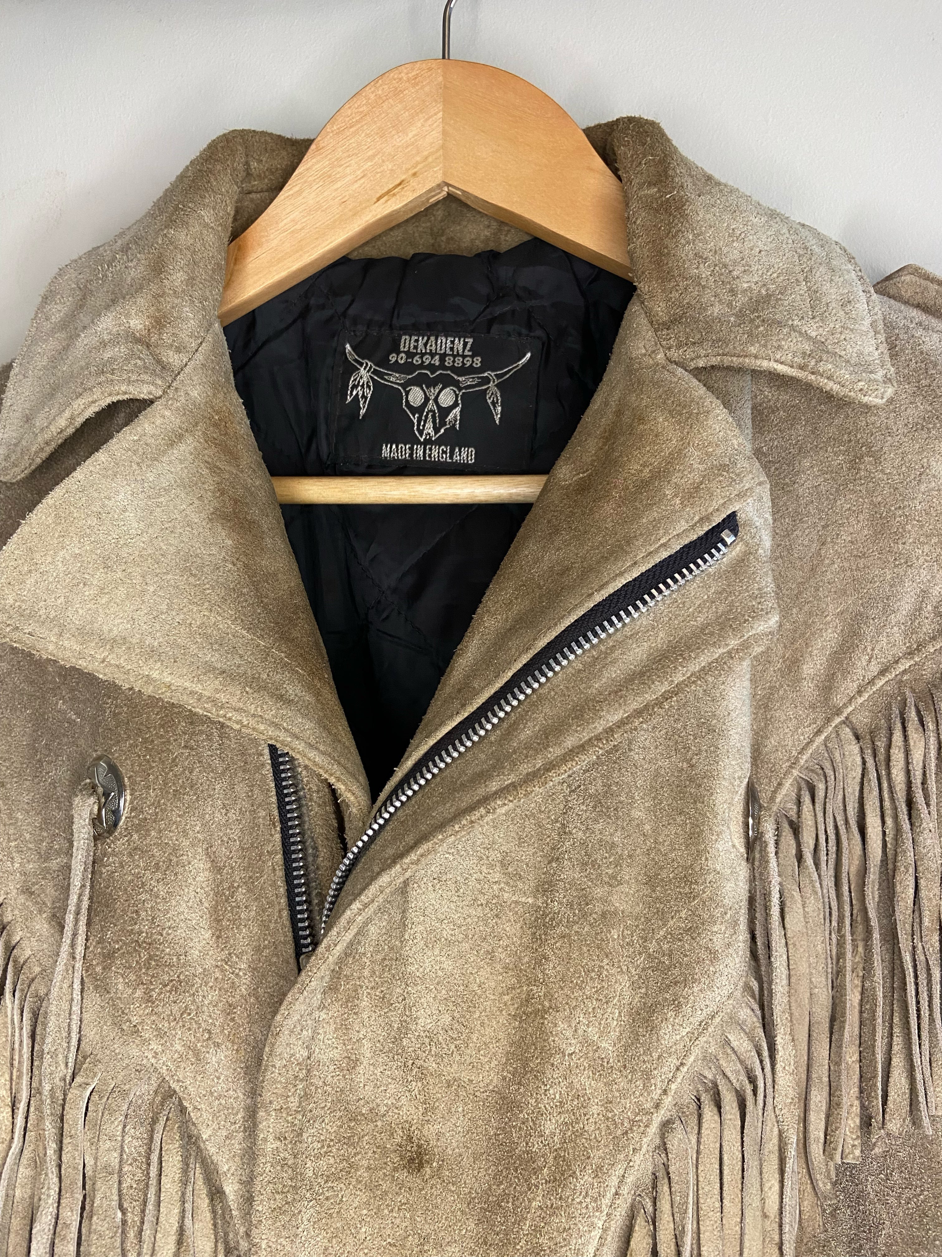 Vintage Dekadenz suede tassel jacket – Rebels Choice Vintage