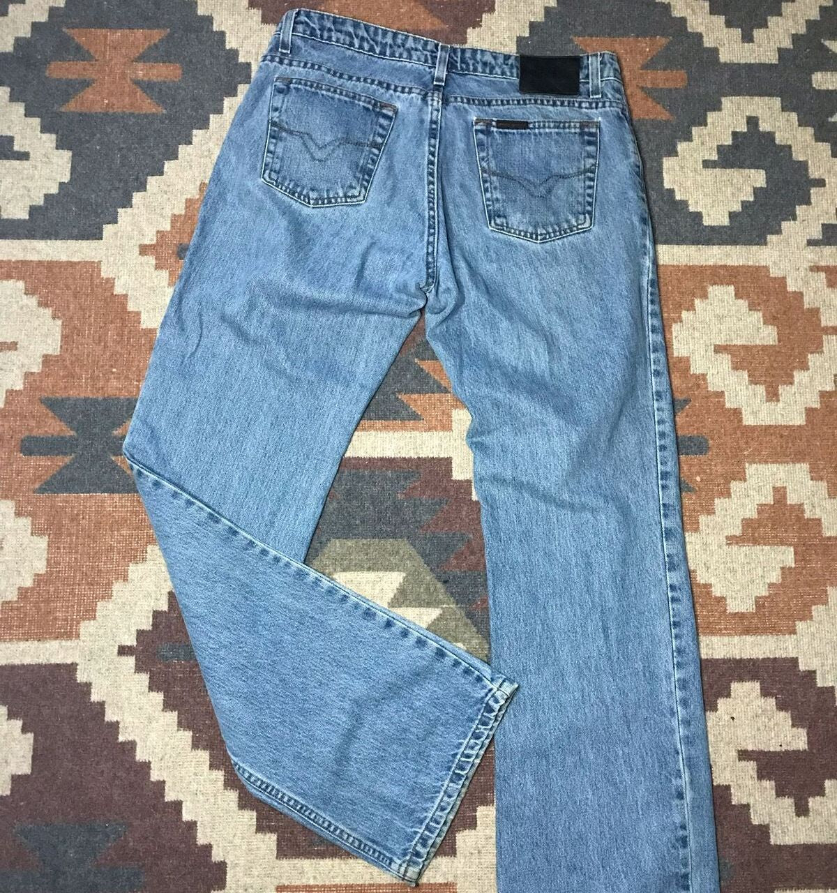 men vintage denim jeans