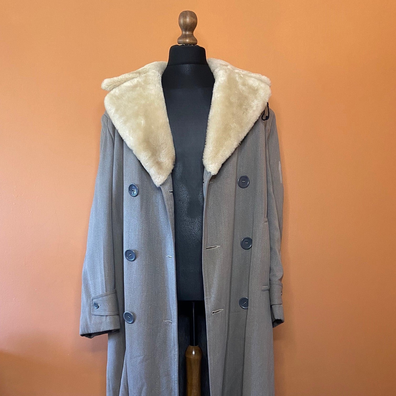 Vintage 1950s storm coat