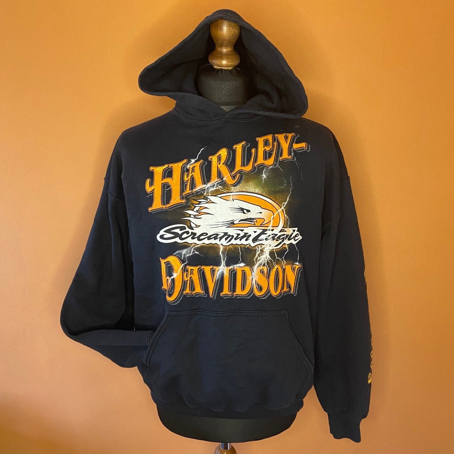Screamin eagle Harley biker hoody